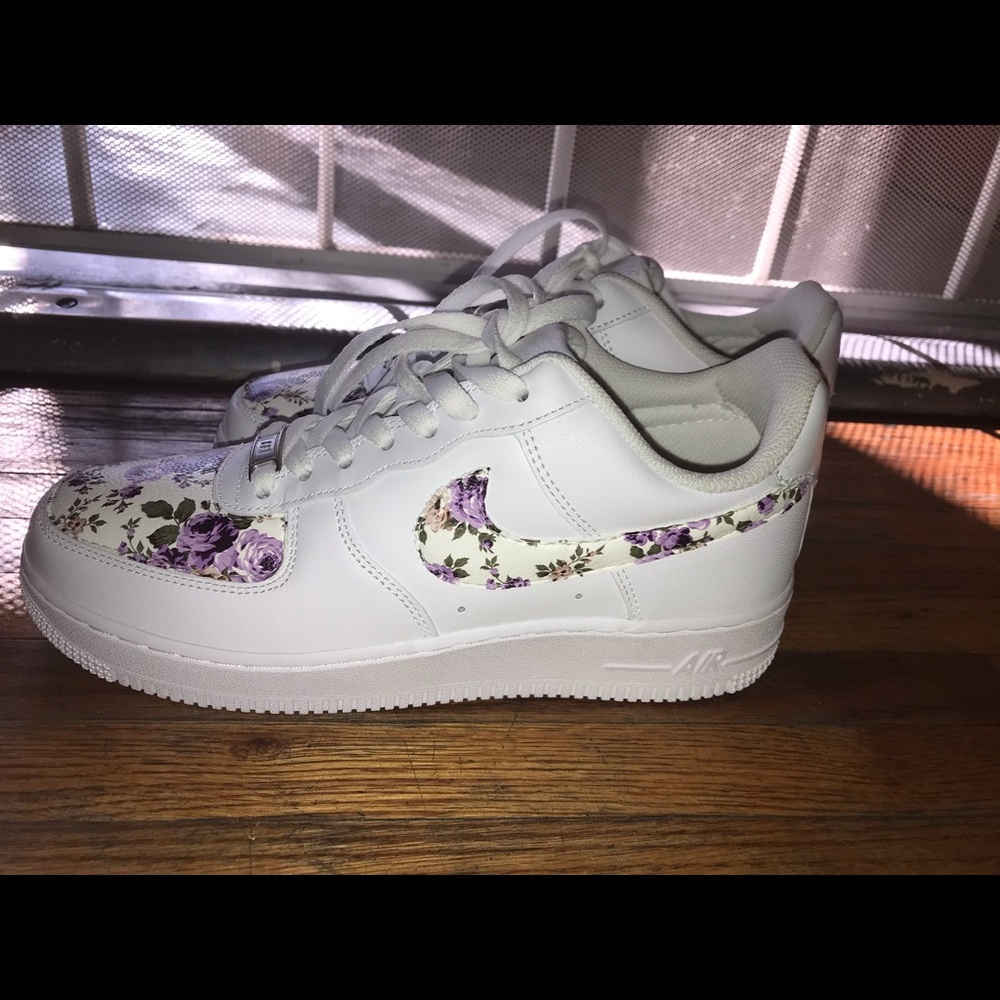 Drip Creationz Purple Flowers AF1 - Picture 3 of 5